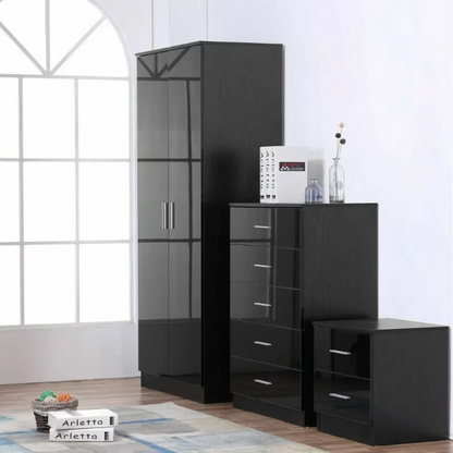 Reflect 2 Door Sliding Wardrobe Set - Various Colours