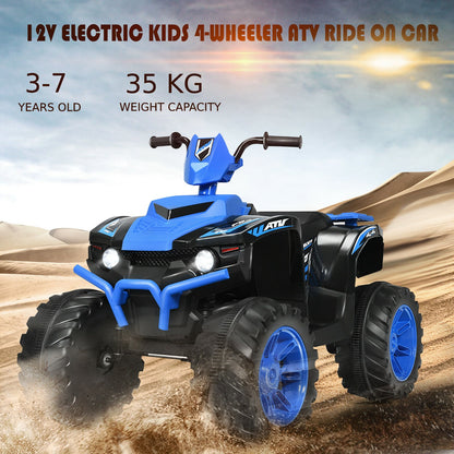 12v Electric Kids Ride On ATV / Quad Bike-Blue