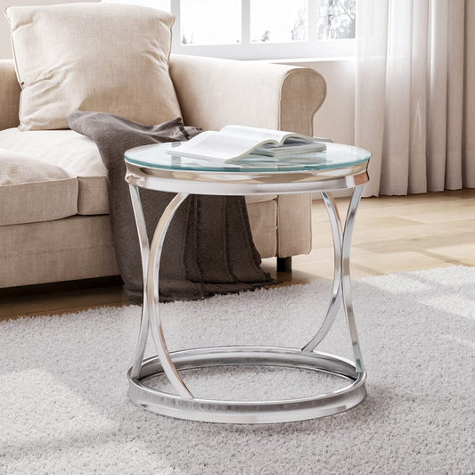 Round Modern Home Decor Coffee End Table for Living Room