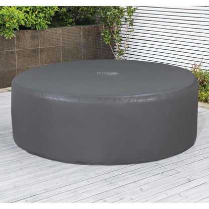 Bestway Spa Cover PVC and POM Grey Ø196 x 71 cm