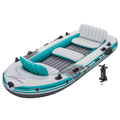 Bestway Inflatable Boat Grey and White 3.64 x 1.66 m PVC 1
