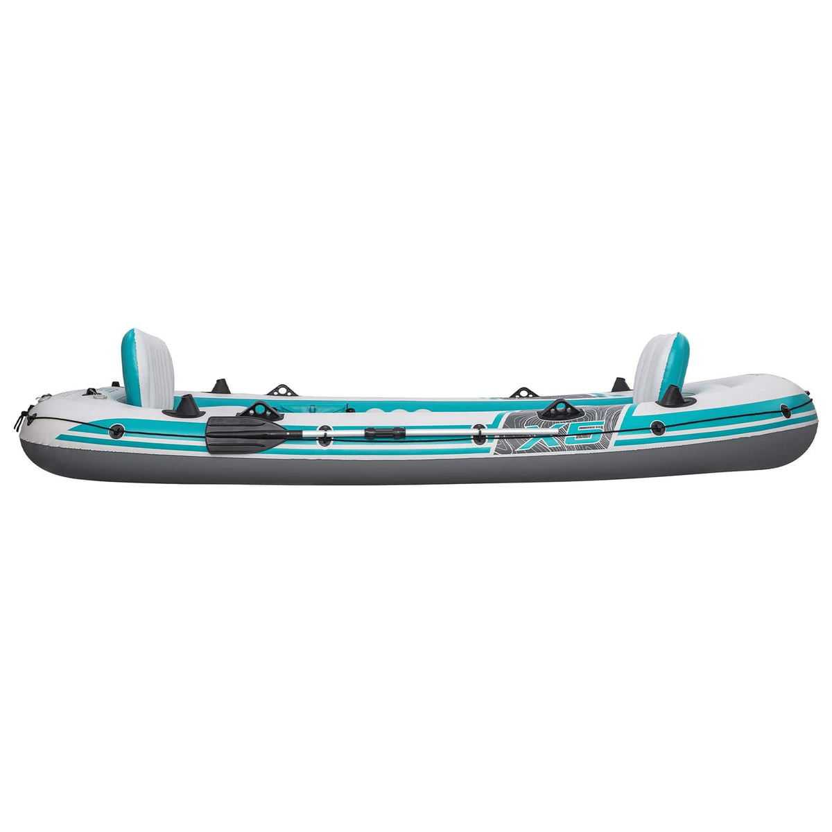 Bestway Inflatable Boat Grey and White 3.64 x 1.66 m PVC 6