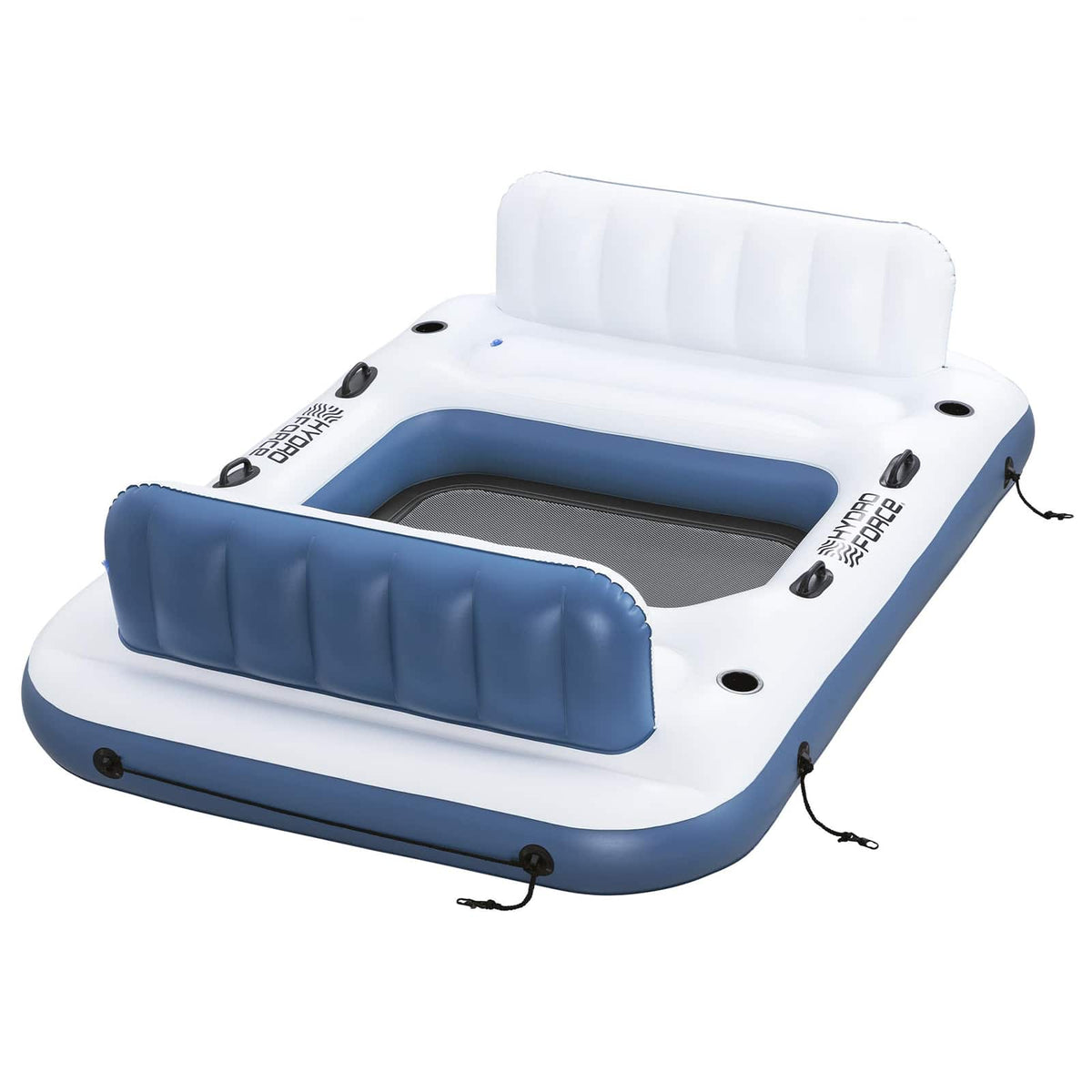 Bestway Hydro-Force Floating Island 2 pcs PVC White and Blue 6
