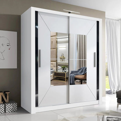 Massapequa Sliding Wardrobe - White