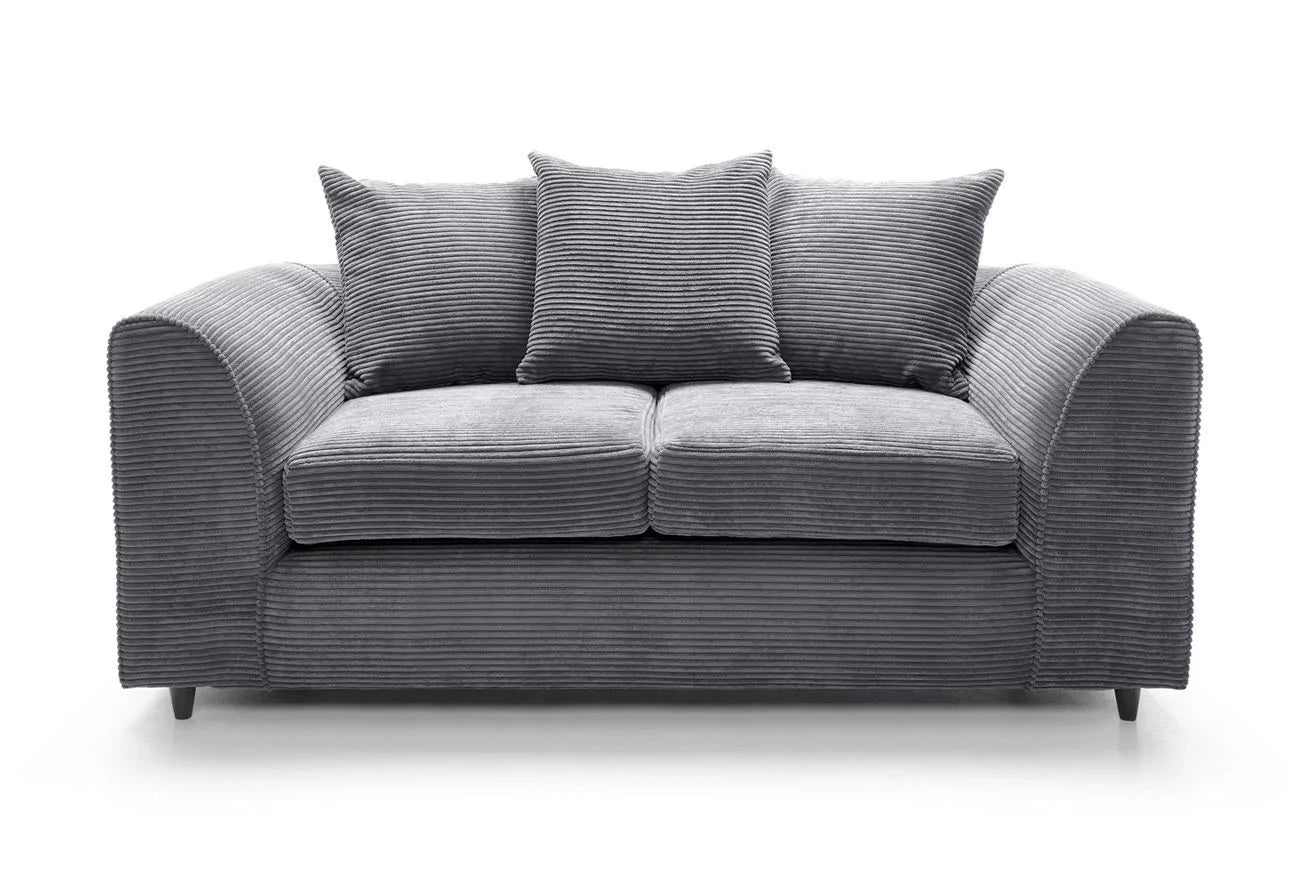 Jill Jumbo 3 Seater Sofa - Grey