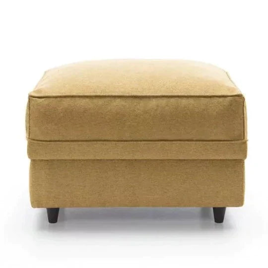 Dorota II Fabric Corner Sofa - Mustard