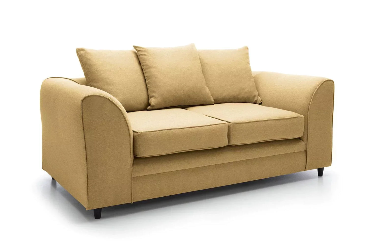 Dorota II Fabric Corner Sofa - Mustard