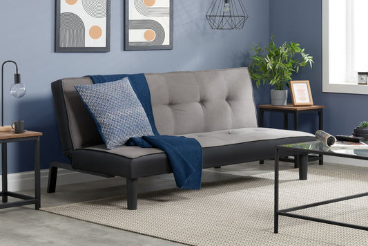 Birlea Aurora Grey Velvet Sofa Bed