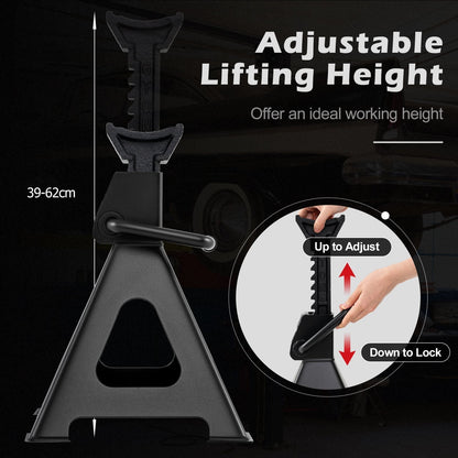 6 Ton Capacity Jack Stands with Adjustable Height