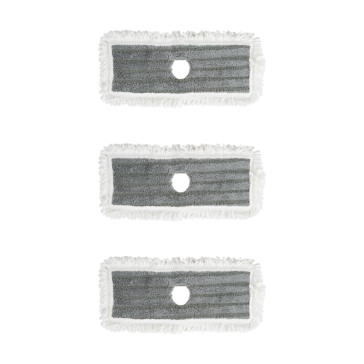 6 Packs Reusable Round/Rectangular Mop Pads Compatible with Sweeper Mops (Not Included)-Size 2