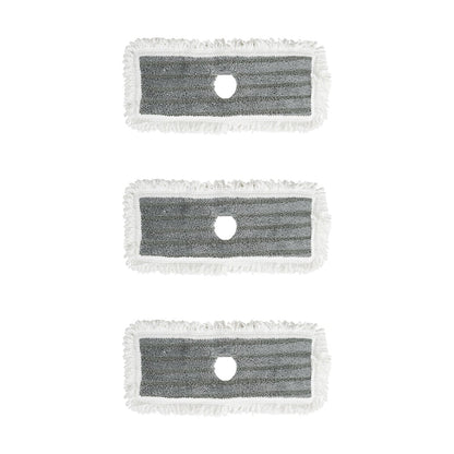 6 Packs Reusable Round/Rectangular Mop Pads Compatible with Sweeper Mops (Not Included)-Size 2