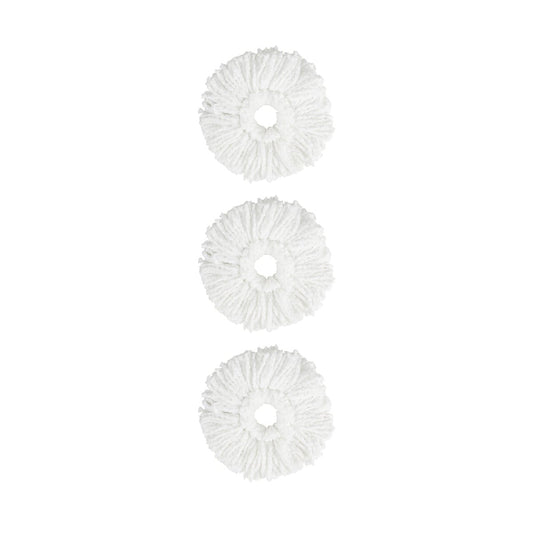 6 Packs Reusable Round/Rectangular Mop Pads Compatible with Sweeper Mops (Not Included)-Size 1