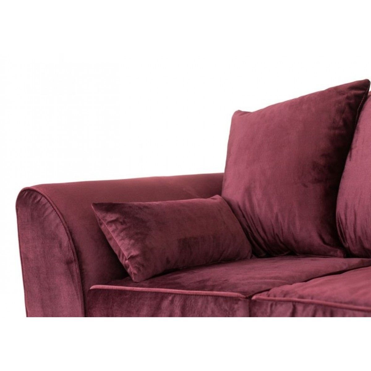 Chicago Velvet Corner Sofa - Heather Rose