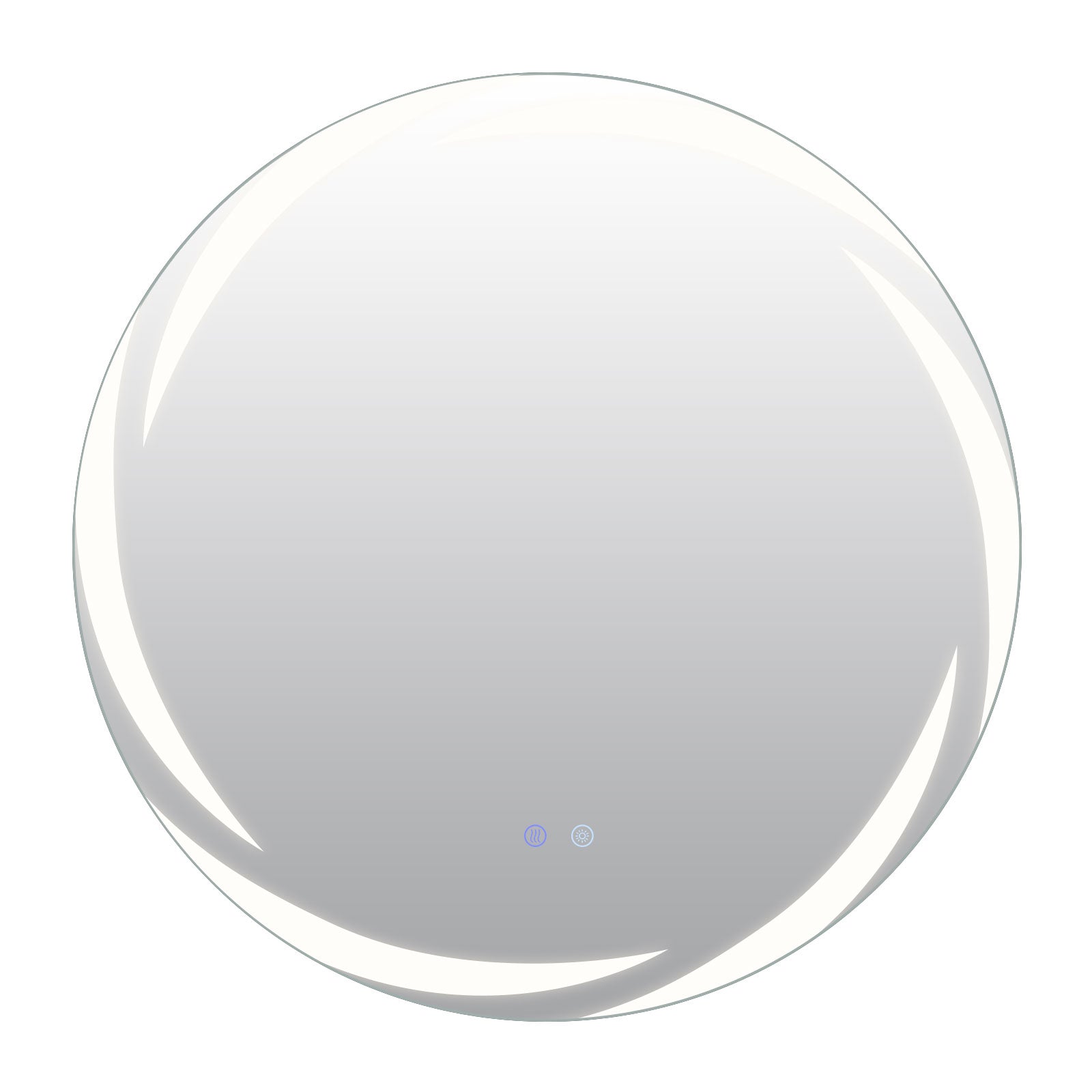 70 cm Round LED Bathroom Mirror with Memory Function
