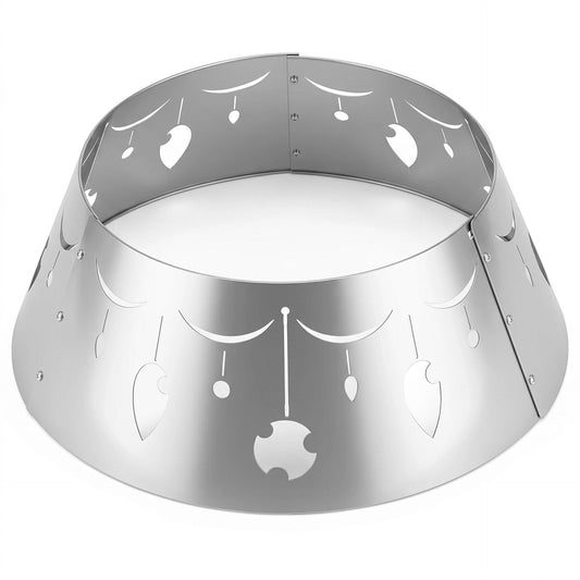 70 cm Metal Christmas Tree Collar Basket Fits up to 230 cm Christmas Tree with Easy Setup