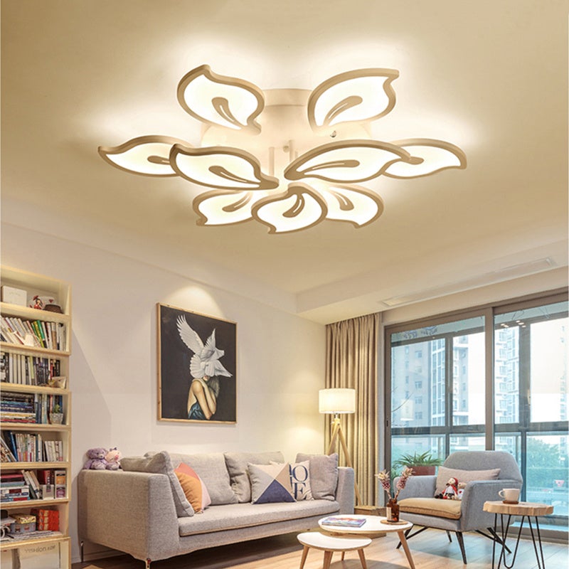 مصباح سقف Petal Modern LED قابل للتعتيم/غير قابل للتعتيم (الإصدار A)