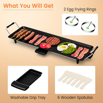XL 70 x 23cm Electric Teppanyaki Table Griddle