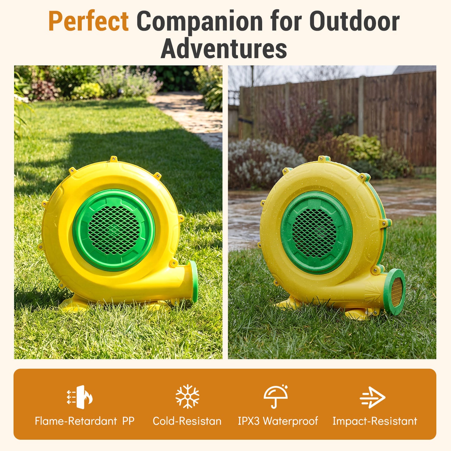 750W Bounce House Air Blower with Handle