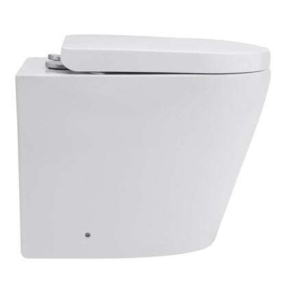 55cm D Wall Mounted Elongated Toilet