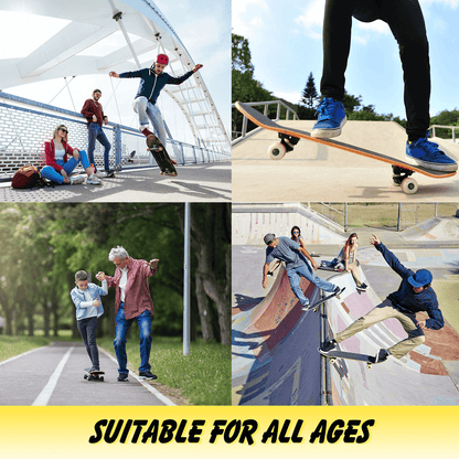 79cm Skateboard Complete Cruiser Standard for Children-Black