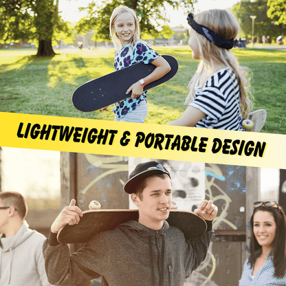 79cm Skateboard Complete Cruiser Standard for Children-Black