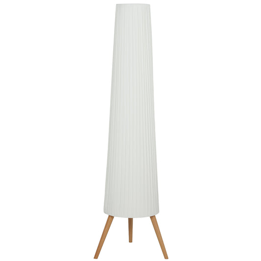 HOMCOM Three-Level Tripod Floor Lamp - White