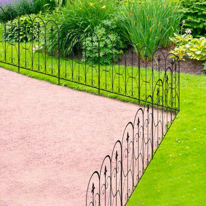 Garden Fencing Panels for Decoration with Arched and Inter-lockable Design