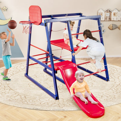 7 In 1 Kids Jungle Gym Set for Toddlers Ages 3-7