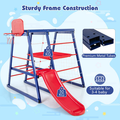 7 In 1 Kids Jungle Gym Set for Toddlers Ages 3-7