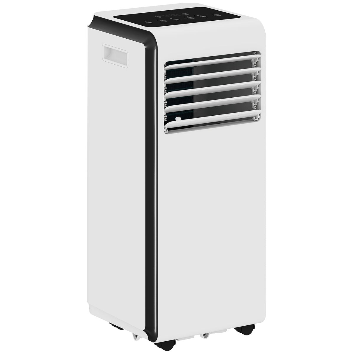 HOMCOM Portable Air Conditioner 9000 BTU, 4-in-1 Air Conditioning Unit with Cooling, Dehumidifier, Fan, Sleep Mode, White
