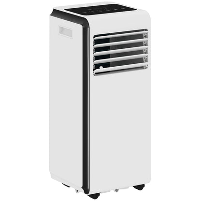 HOMCOM Portable Air Conditioner 9000 BTU, 4-in-1 Air Conditioning Unit with Cooling, Dehumidifier, Fan, Sleep Mode, White