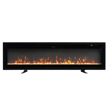 40/50/60/70/80 Inch Electric Fireplace 9 Colour LED Flame Effect Heater With Remote Control