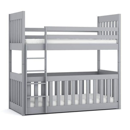 Henley Wooden Bunk Bed Cris with Cot Bed