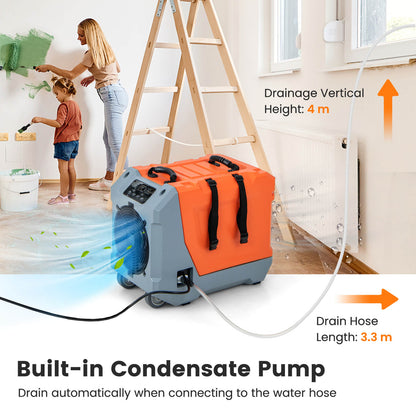 85 L/Day Commercial Dehumidifier with Auto Defrost-Orange