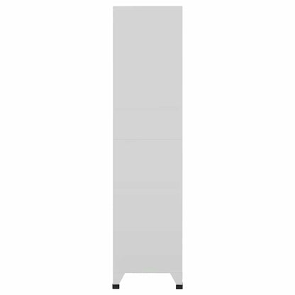 vidaXL Locker Cabinet | Grey | High-quality steel | Large | Locker Cabinet 4