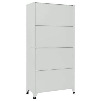 vidaXL Locker Cabinet | Grey | High-quality steel | Large | Locker Cabinet 5