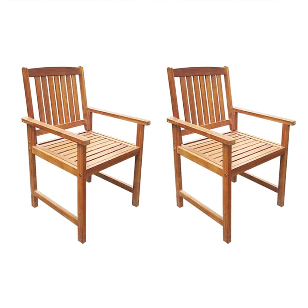 vidaXL Garden Chairs Solid Acacia Wood