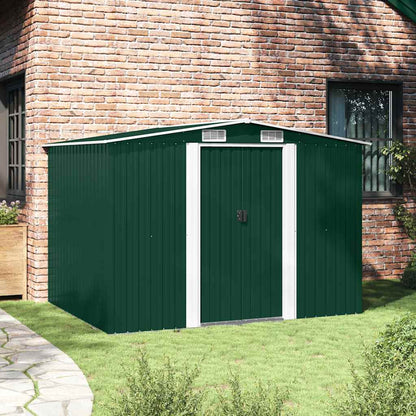 vidaXL Garden Storage Shed Metal 257x205x178 cm