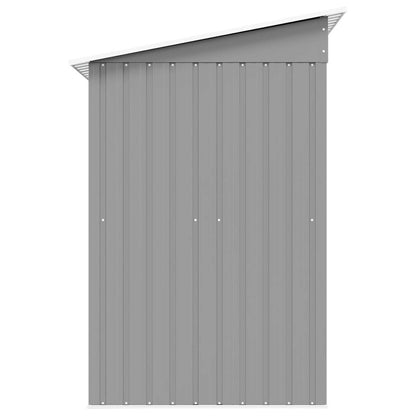 vidaXL Garden Shed | Grey | Galvanised steel | 190x124x181 cm | Garden Shed 6