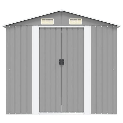 vidaXL Garden Shed | Grey | Galvanised Steel | Large | Garden Shed | Rectangular 5