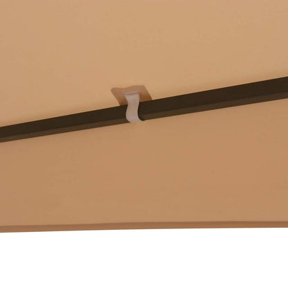 vidaXL Garden Marquee | Beige | Powder-coated steel, Polyester 4