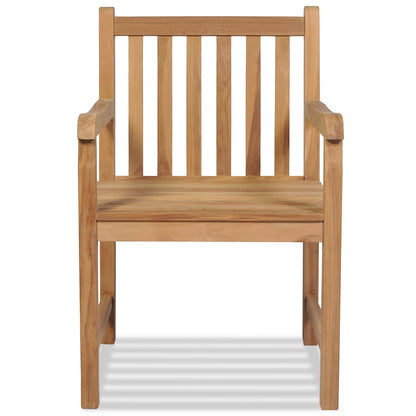 Outdoor Chairs Solid Teak Wood 2