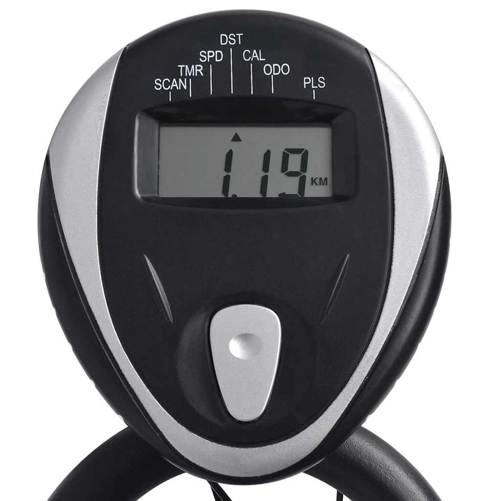 vidaXL Exercise Training Bike with Pulse Sensors Black and Red 4