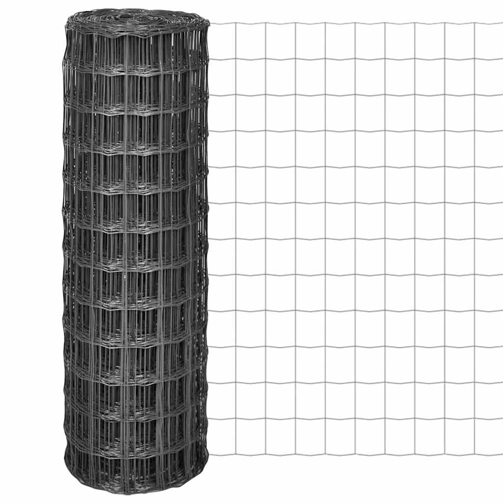 Euro Fence Steel Grey Length 10 m mesh Size 100 x 100 mm 1.2 m