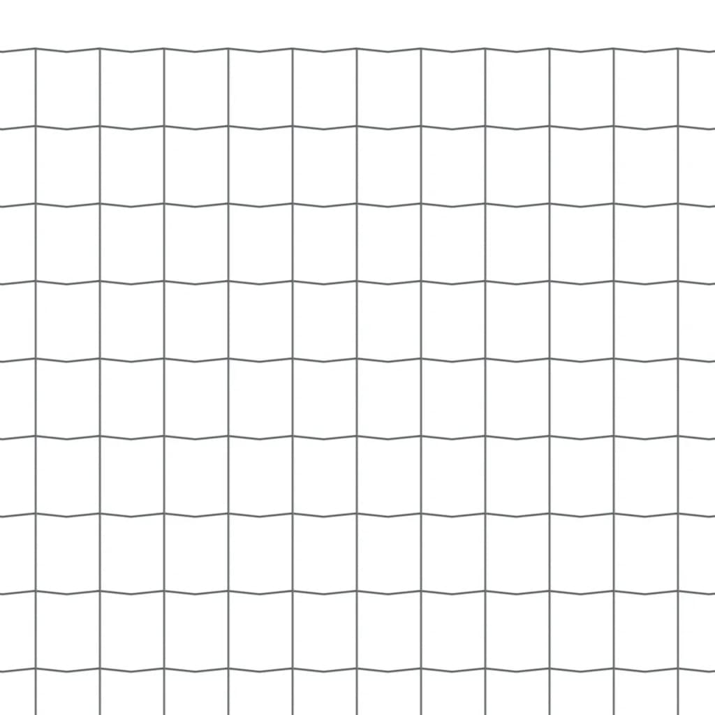 Euro Fence Steel Grey Length 25 m mesh Size 100 x 100 mm 1 m