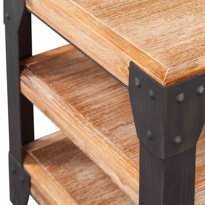 243913 vidaXL TV Stand Solid Acacia Wood 140x40x45 cm 3