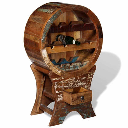 vidaXL Wine Rack for 10 Bottles Solid Reclaimed Wood 2
