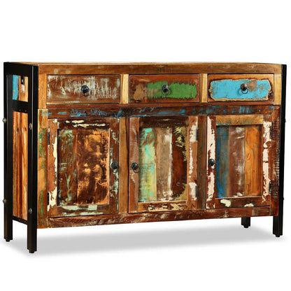 243984 vidaXL Sideboard Solid Reclaimed Wood 120x35x76 cm 1