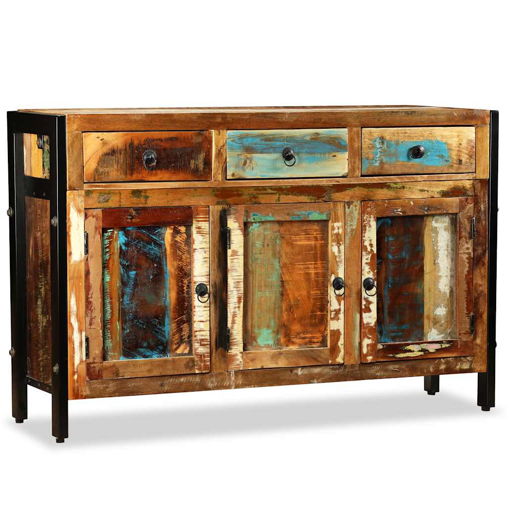 243984 vidaXL Sideboard Solid Reclaimed Wood 120x35x76 cm 3