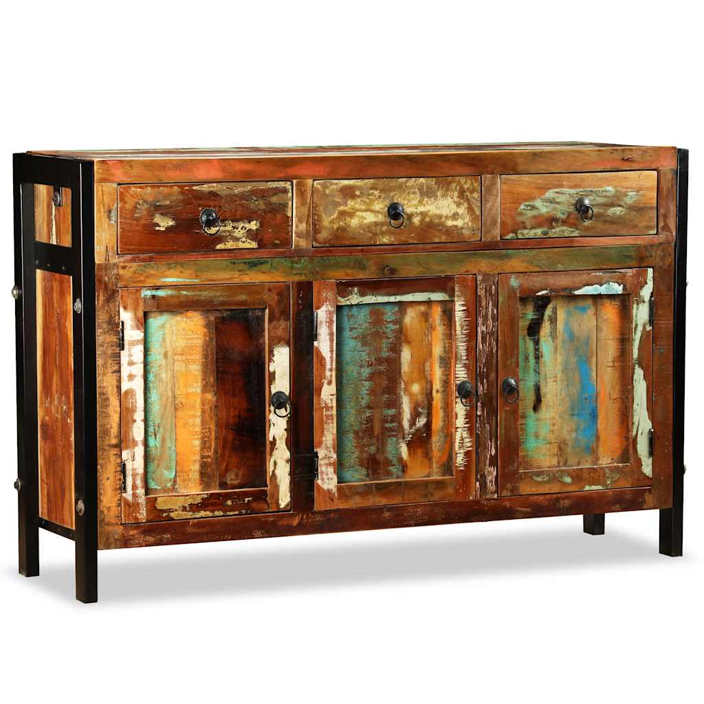 243984 vidaXL Sideboard Solid Reclaimed Wood 120x35x76 cm 4